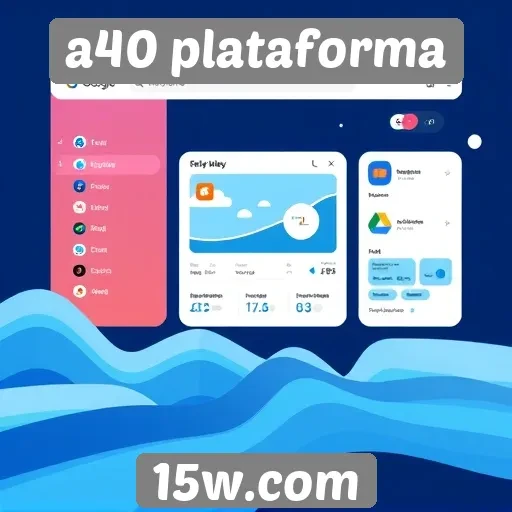 experiência de usuário aprimorada na a40 plataforma